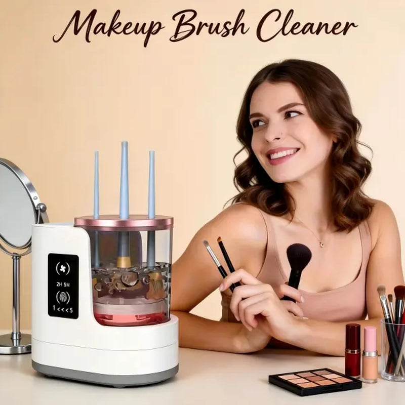 Limpiador de Brochas de Maquillaje Eléctrico 3 en 1
