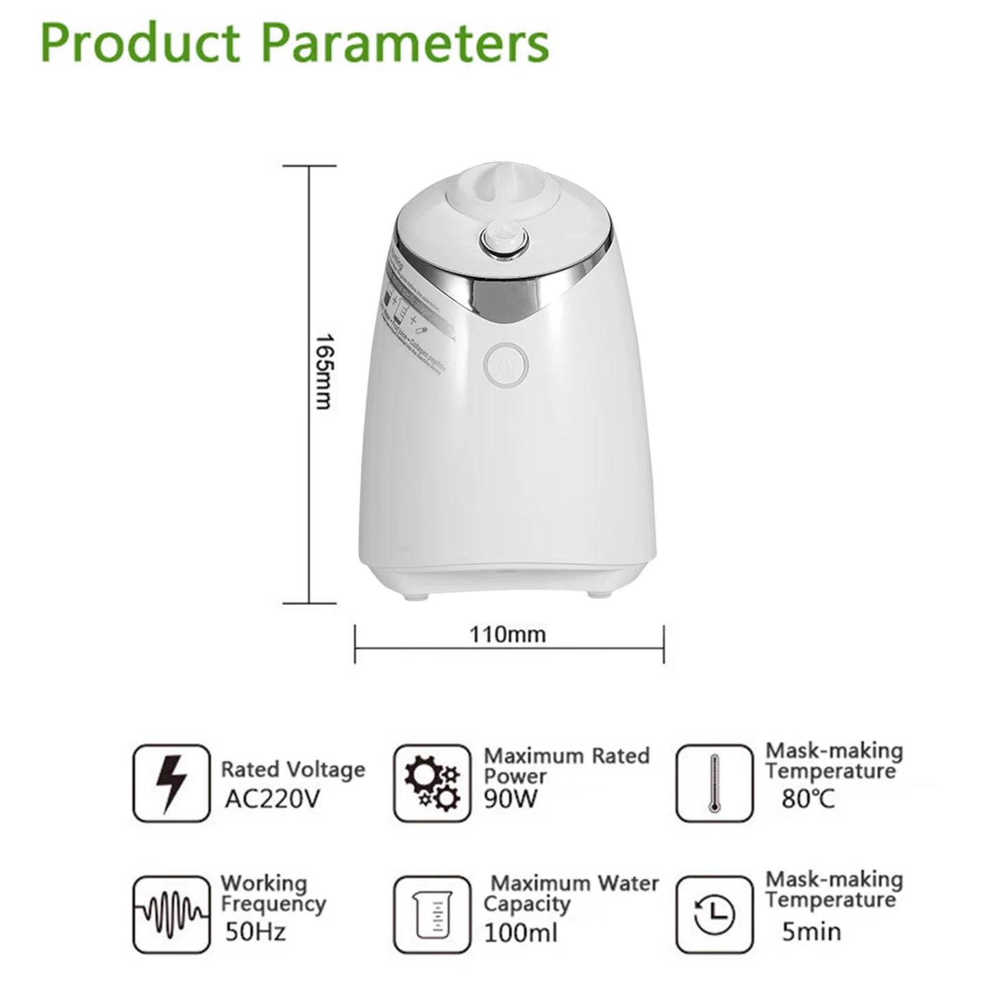 Make Natural Fruit Face Mask Machine DIY Vegetable Juice Collagen Automatic Mask Maker Home Use Beauty Salon Mask Device