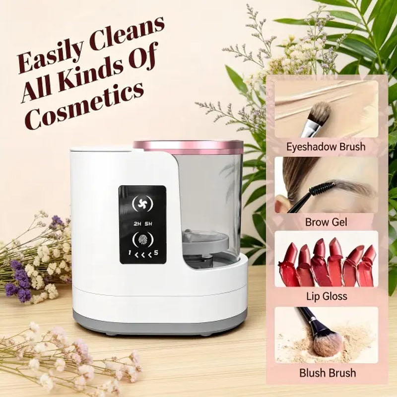 Limpiador de Brochas de Maquillaje Eléctrico 3 en 1
